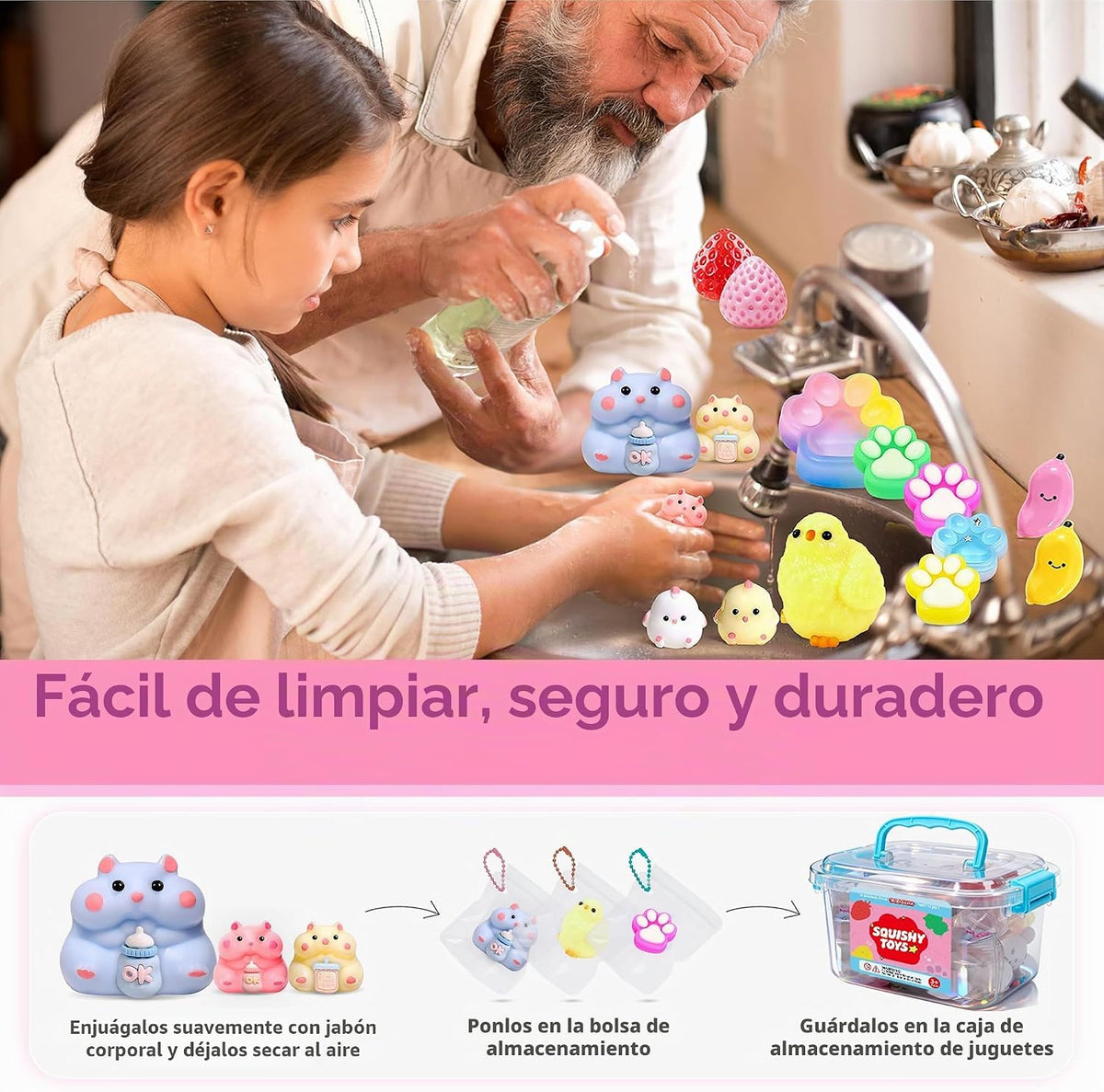 Paquete de 15 juguetes Taba Squishy Kit - Squishy Fun Box-Squishy F...