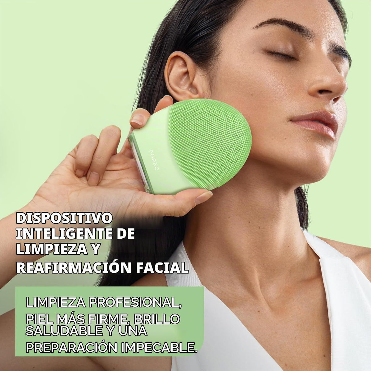 FOREO LUNA 4 Cepillo Limpiador Facial - Masajador - Antienvejecimie...