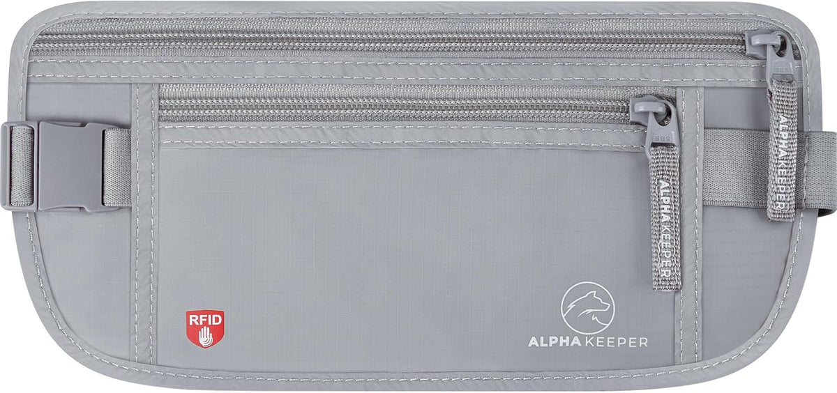 Conjunto de cinturón de viaje para el dinero, RFID, bloqueo de las...