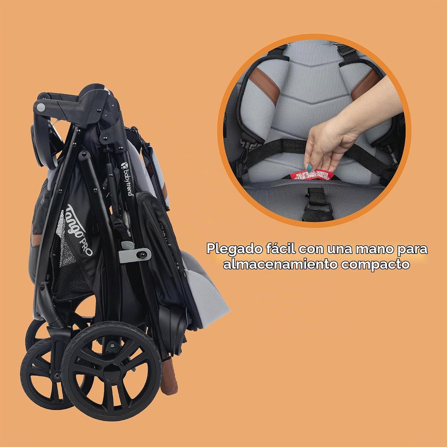 Baby Trend Tango PRO Sistema de Viaje con Asiento de Auto Infantil...