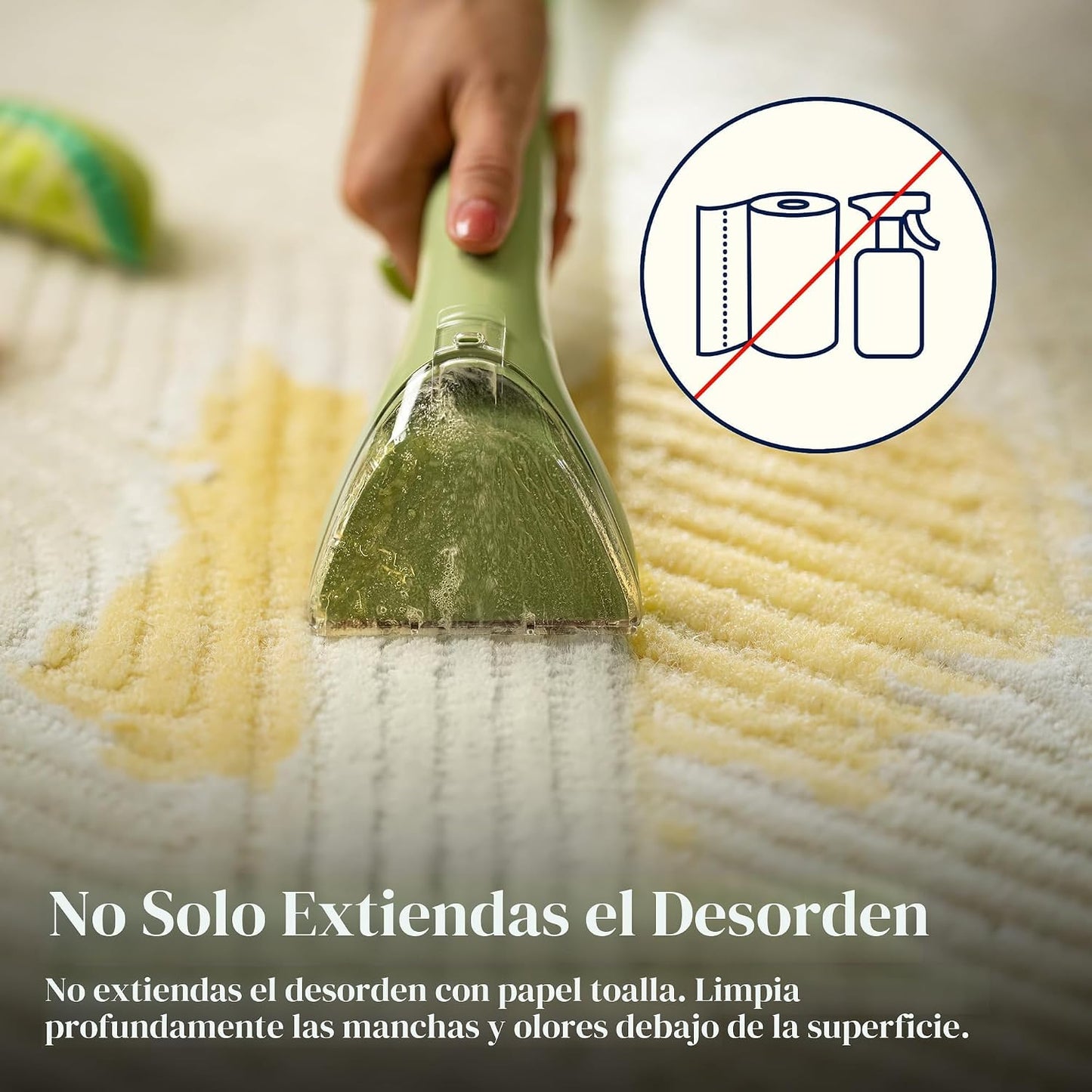 BISSELL Little Green - Limpiador portátil multiusos de alfombras y...