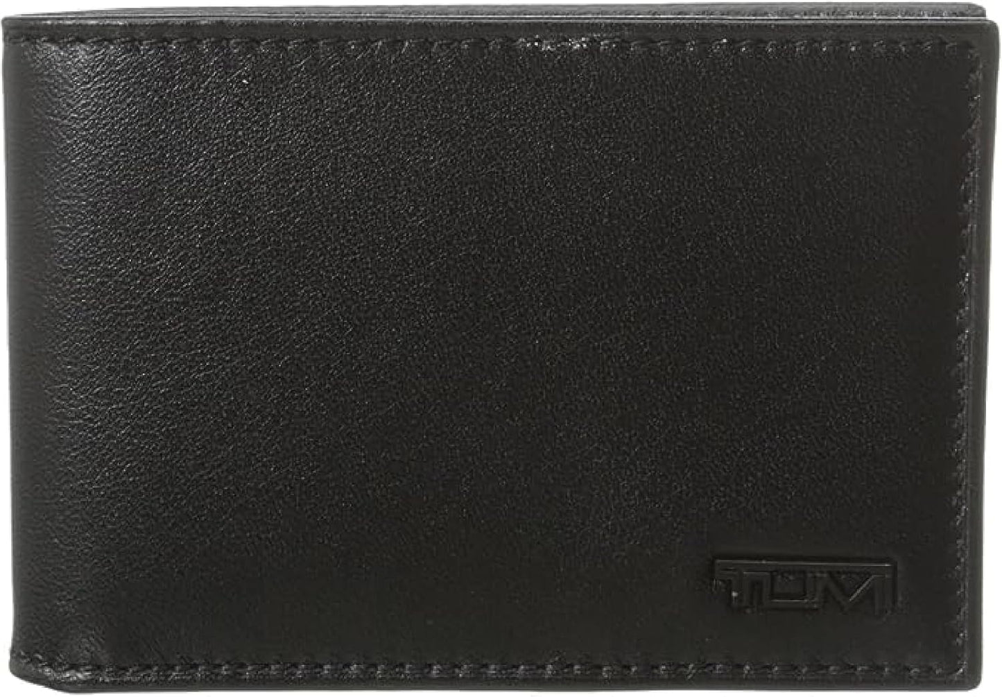 Tumi Billetera individual delgada Delta para hombre, Negro -
