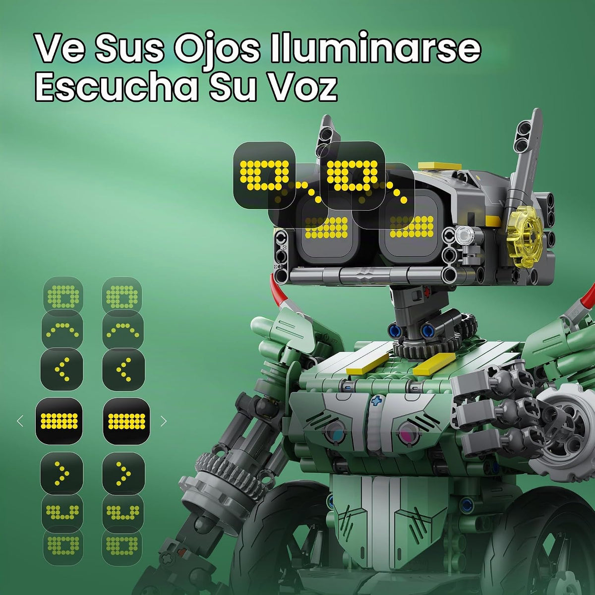 Sillbird Kit de construcción de automóviles robot con control remot...