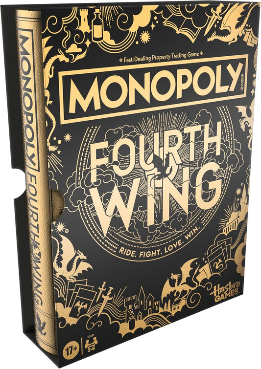 Juego de mesa Monopoly Fourth Wing Edition para adultos, juego con...