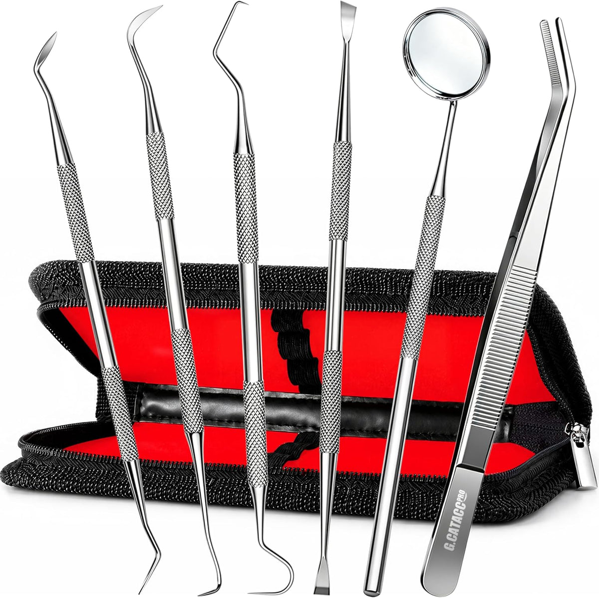 Herramientas dentales, removedor de placa dental, kit de limpieza p...