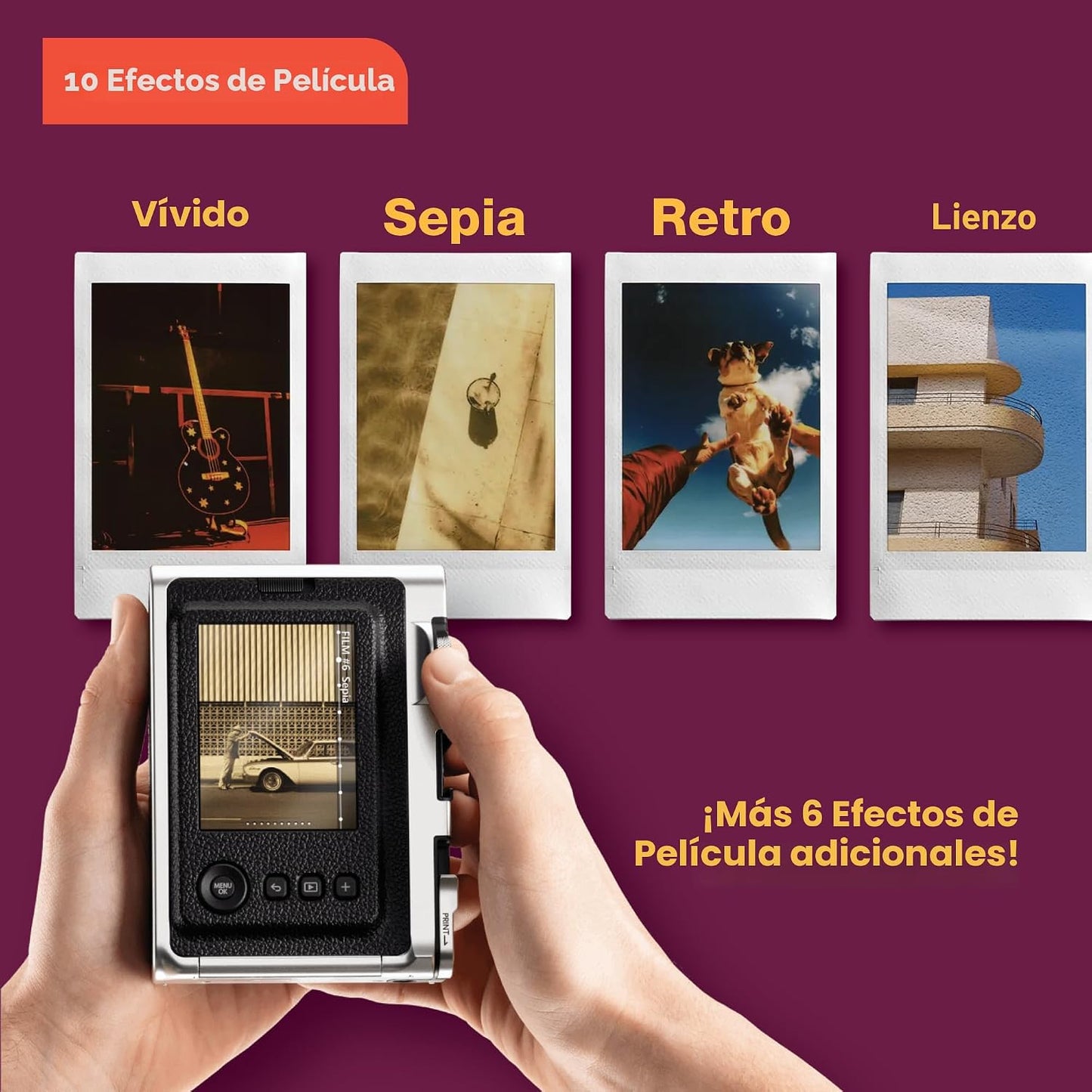 Fujifilm Instax Mini EVO - Cámara instantánea