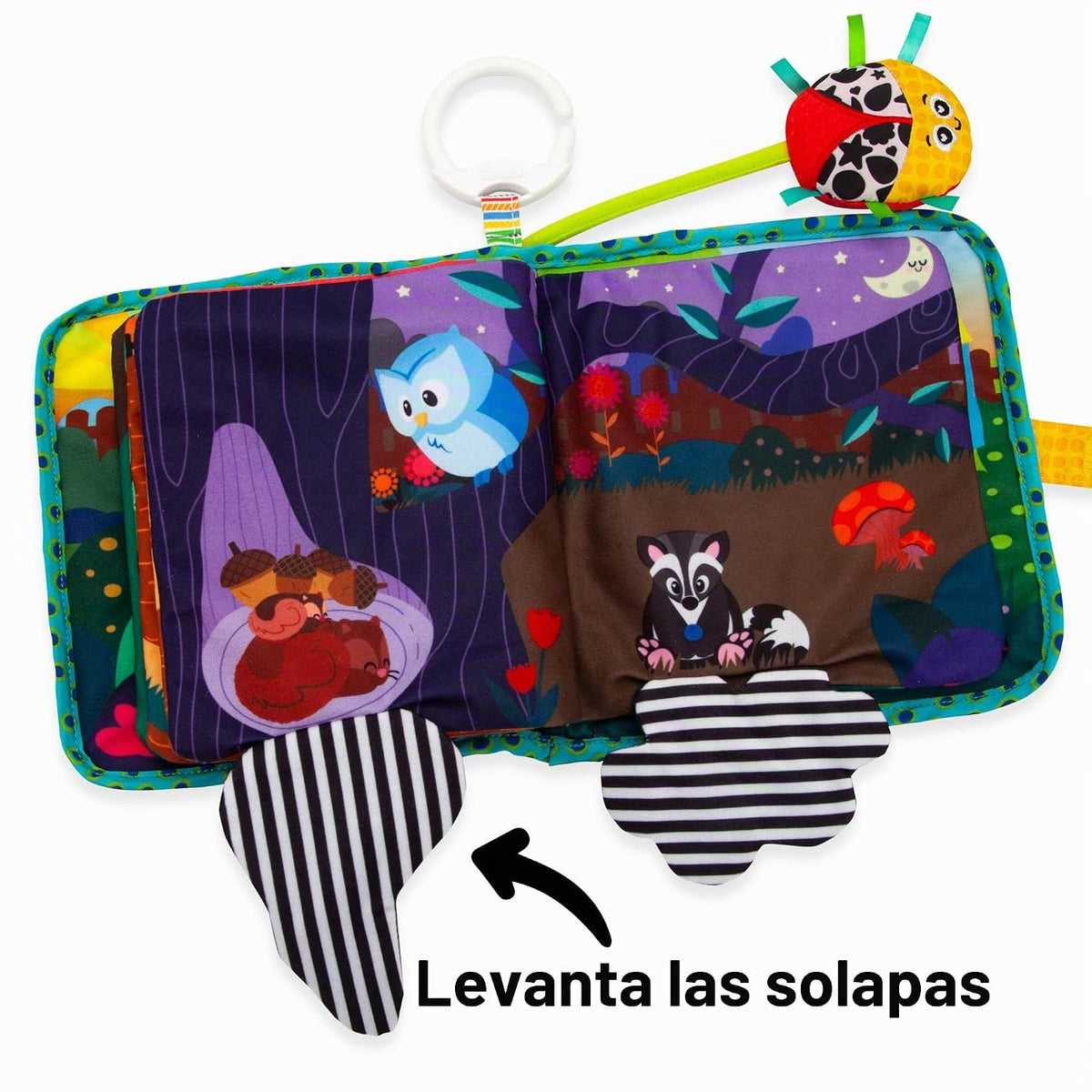 Lamaze Libro suave para bebés Bitty Bug | Libro de bebé de alto con...