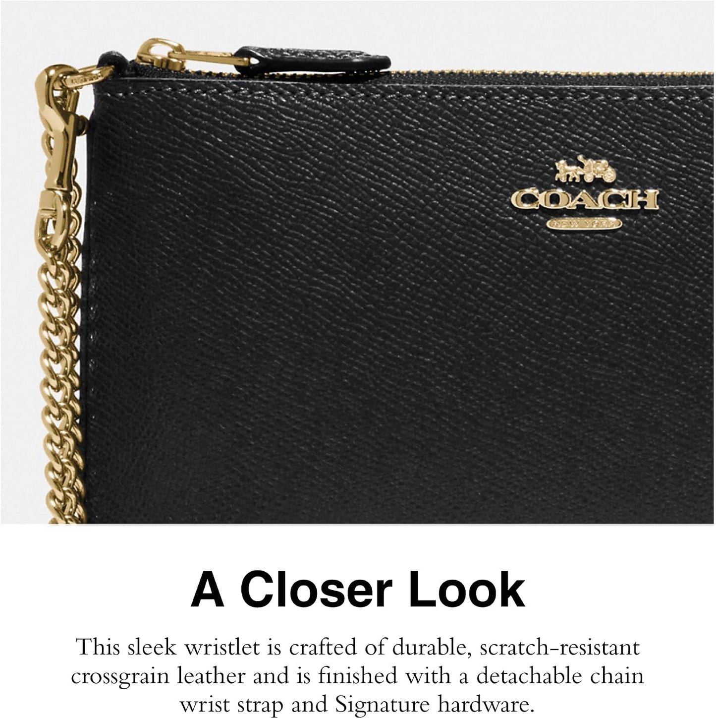 Coach Cartera Grande para Mujer con Cadena W