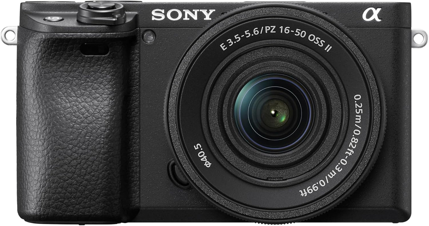 Sony Alpha a6400 - Cámara sin espejo con lente de 0.630-1.969 in, c...