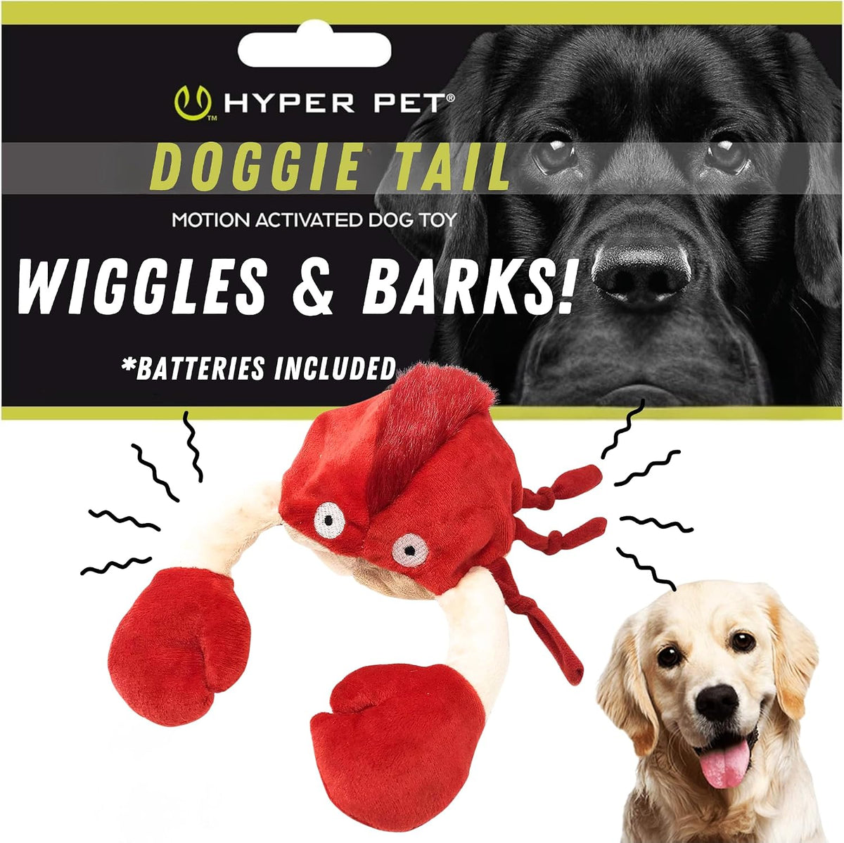 Hyper Pet Doggie Pal Juguetes interactivos para perros (juguete par...