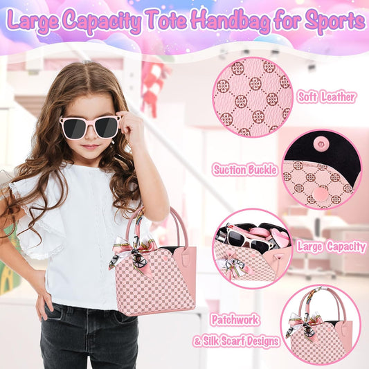Bolsa de juego para niñas pequeñas, 34 piezas de bolsa deportiva pa...
