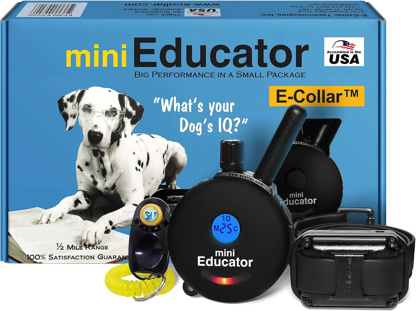Educator ET-300 Mini Collar E negro para adiestramiento de perros c...