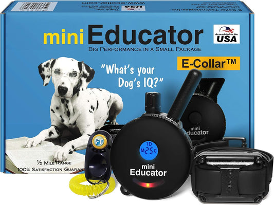 Educator ET-300 Mini Collar E negro para adiestramiento de perros c...