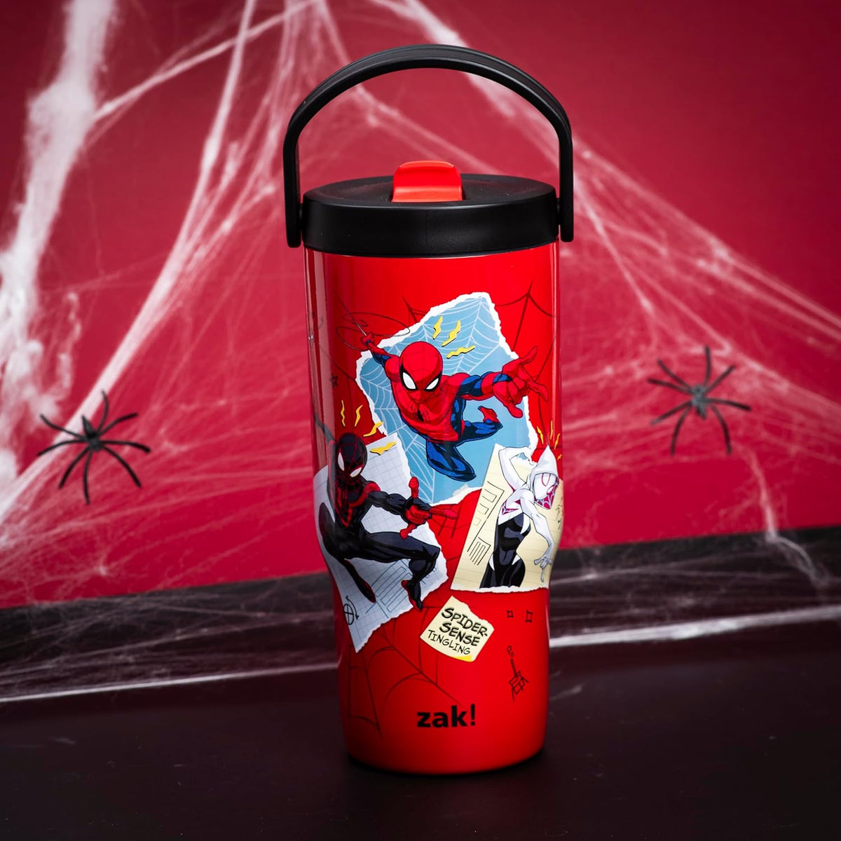 Zak Designs Marvel Siply Sutton - Vaso para la escuela o viajes, bo...