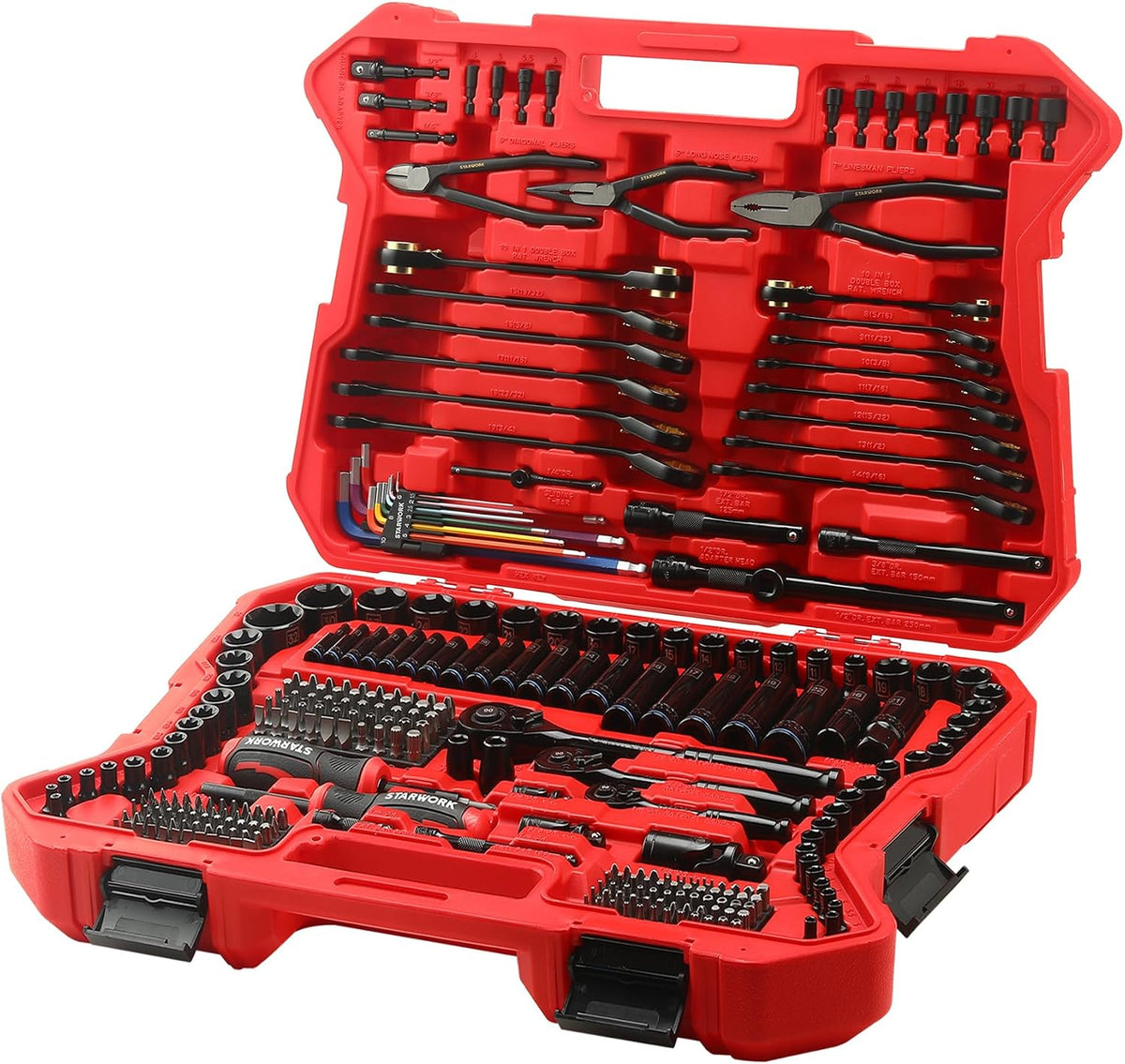 STARWORK TRUE MECHANIC™ Juego de herramientas mecánicas de 305 piez...