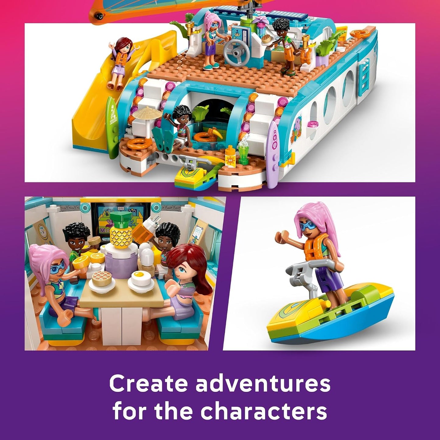 LEGO Friends 42664 - Juguete de construcción de aventura de viaje,...