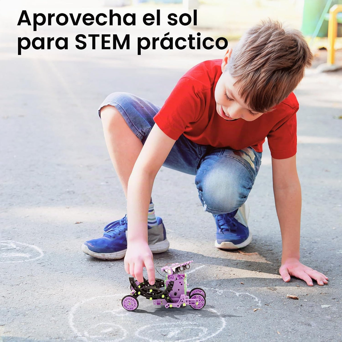 Sillbird Kit de robot de construcción solar, regalo STEM 12 en 1 pa...