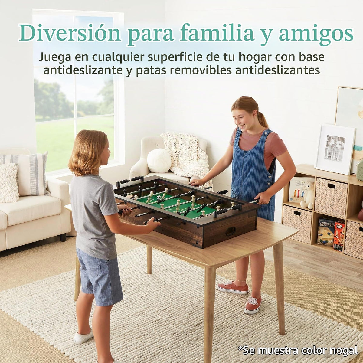 Best Choice Products - Mesa de futbolín de mesa de 40 pulgadas, mes...