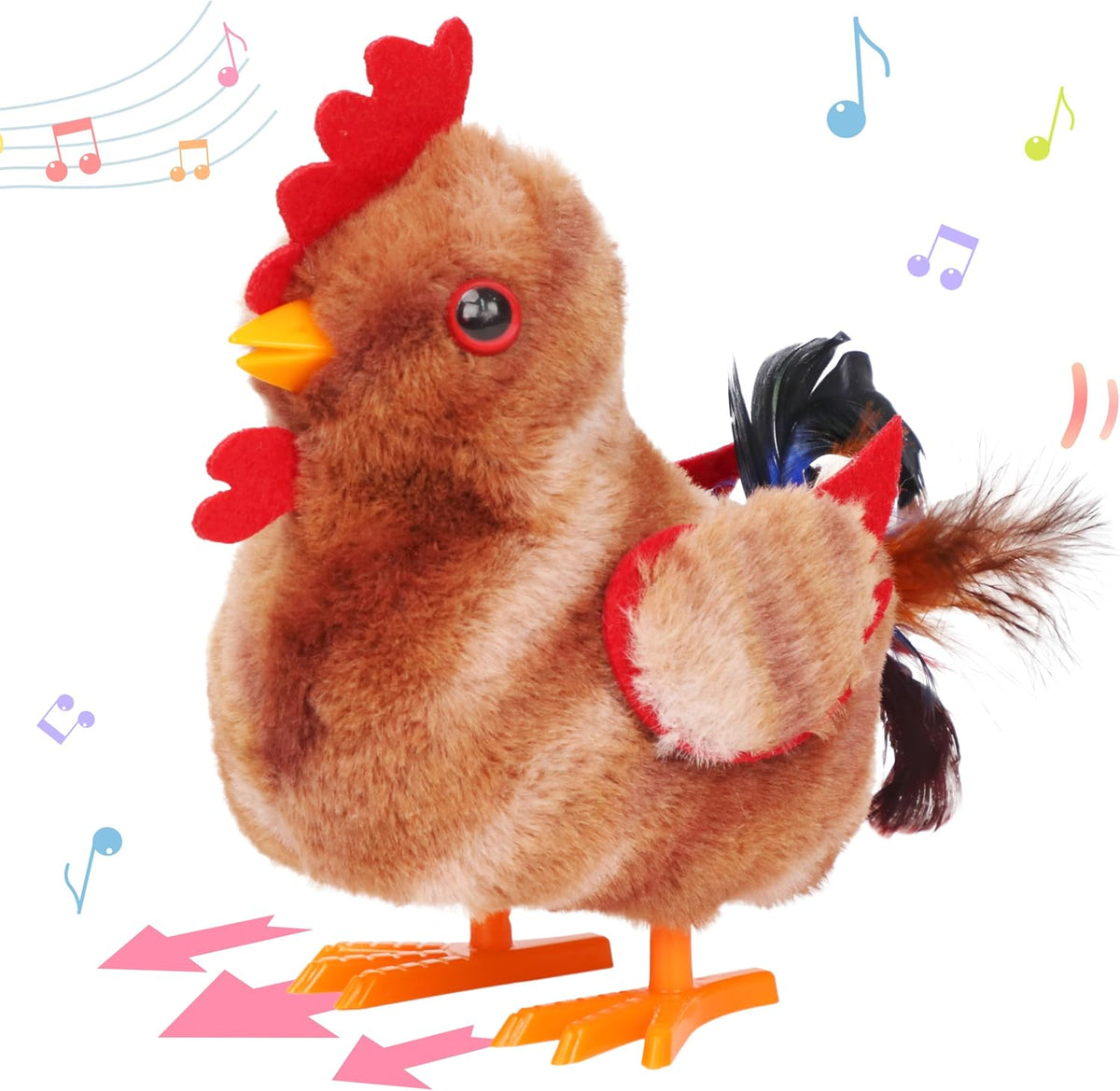 Hopearl - Pollo caminante, mascota, gallo, pollito, juguete de pelu...