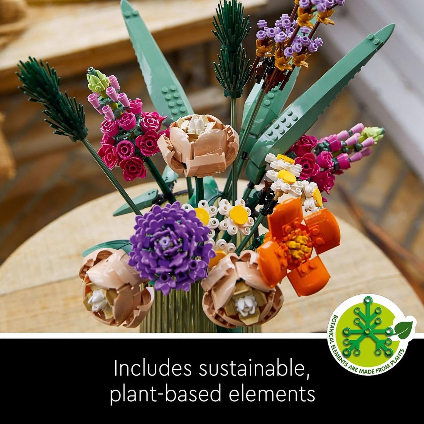 LEGO Botanicals Juego de Construcción Ramo de Flores - Flores Artif...