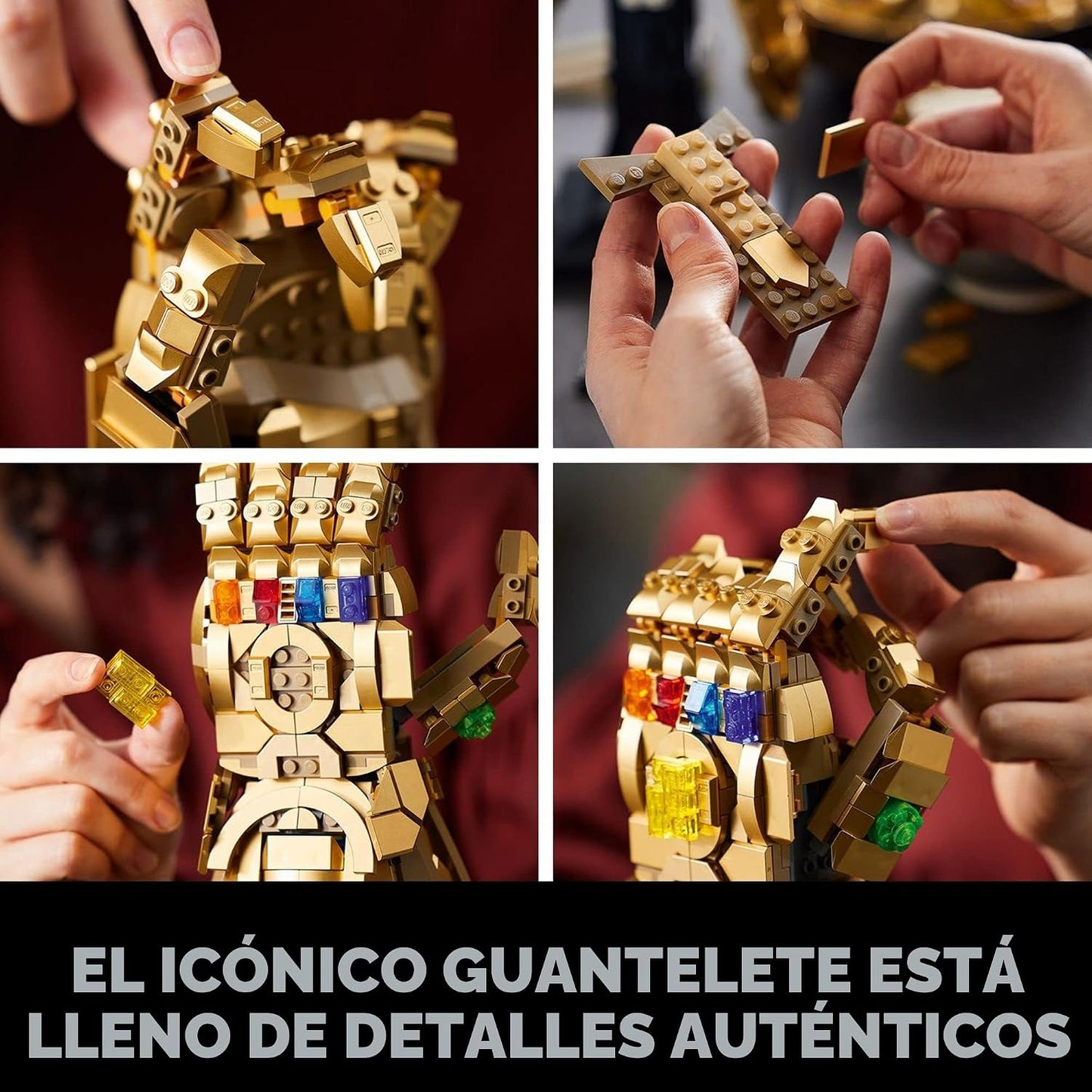 LEGO Marvel Infinity 76191 - Juego de guantes coleccionables de Tha...