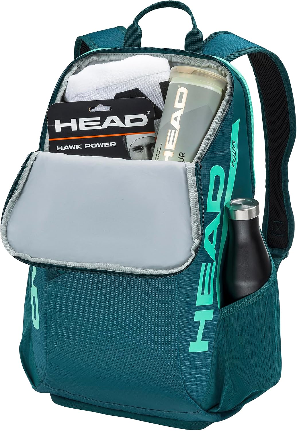 HEAD Mochila de tenis Tour 25L | Capacidad de 2 raquetas