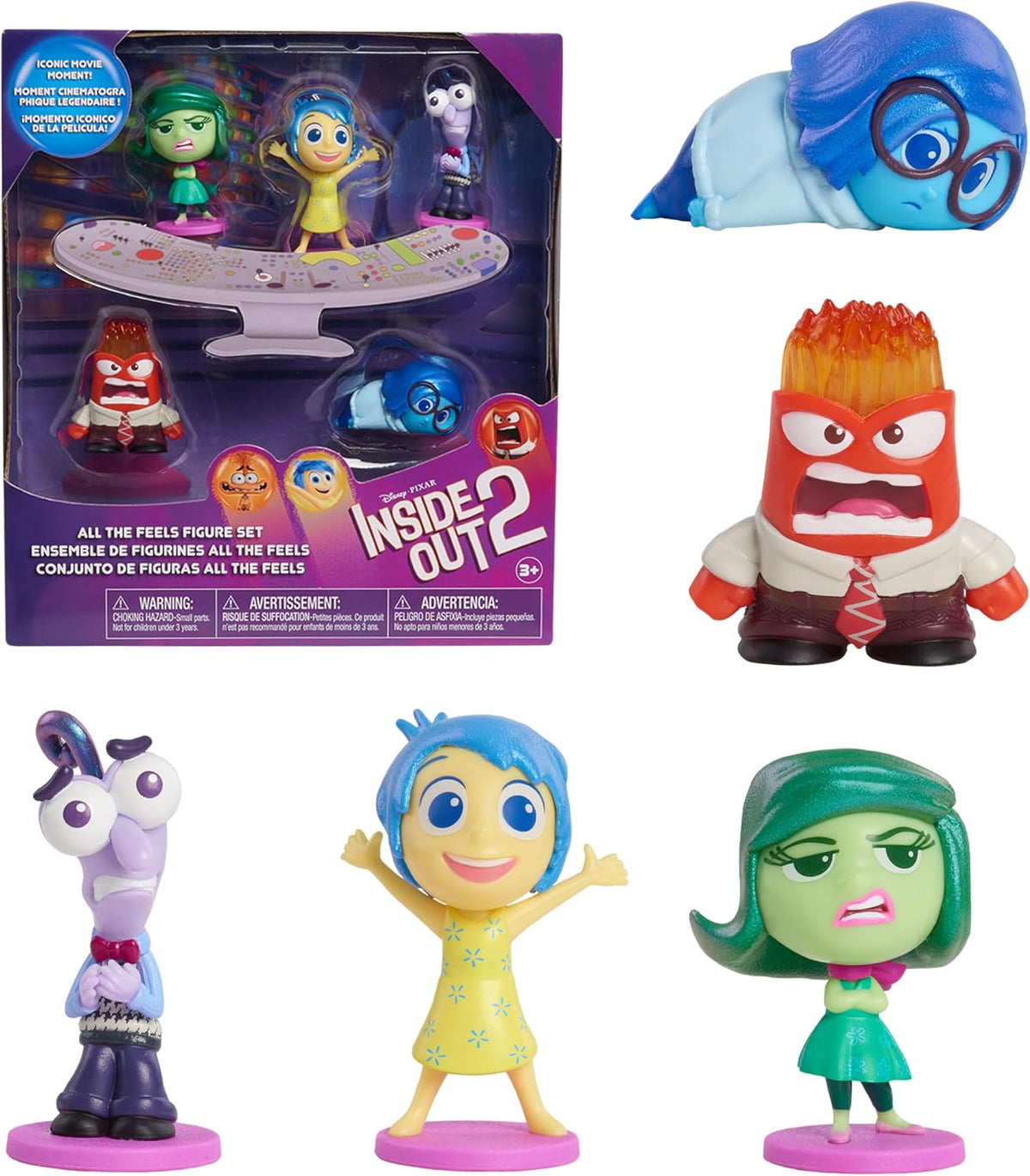 Disney y Pixar Inside Out 2 Set de Figuras "All the Feels",...