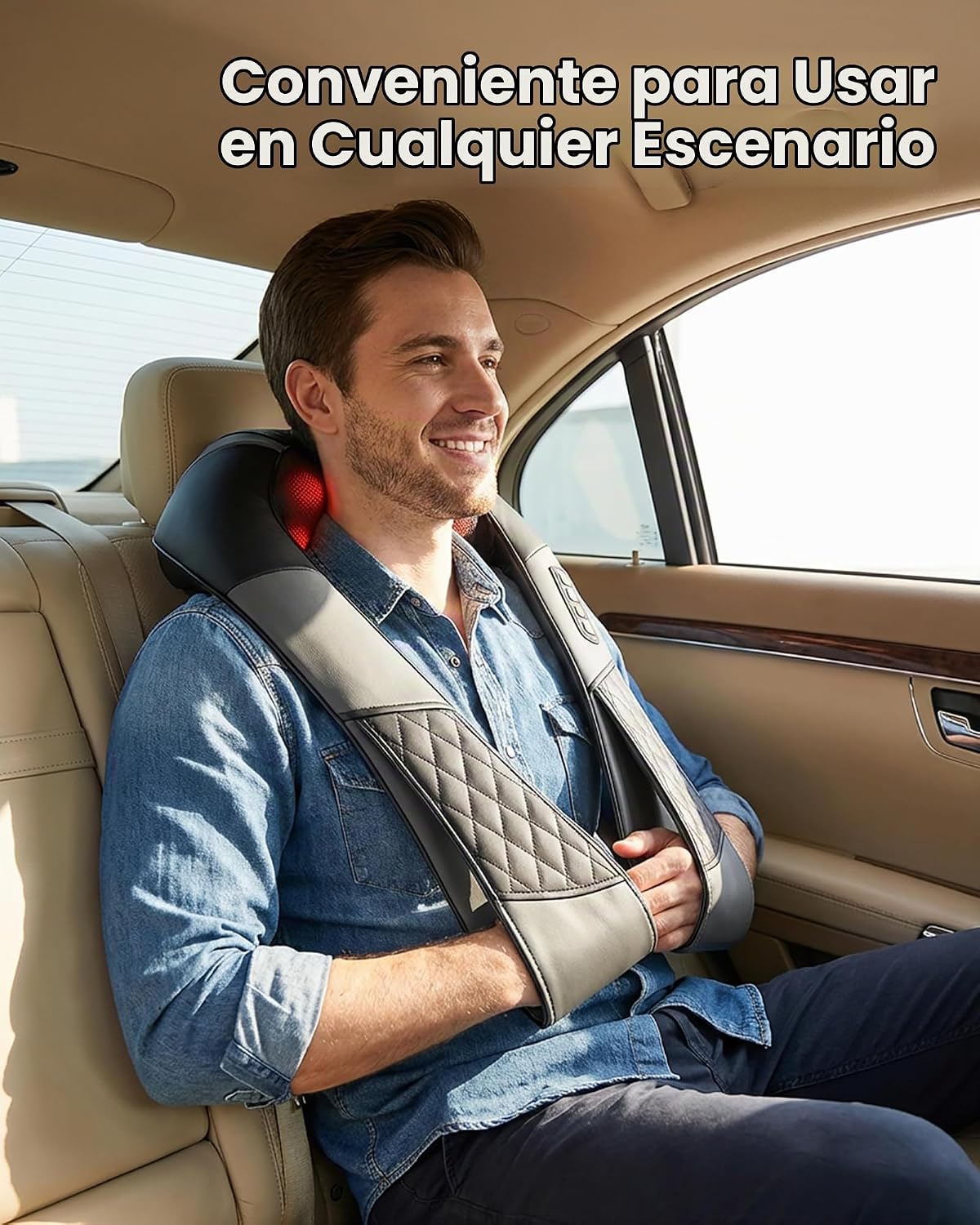 COMFIER Masajeador inalámbrico de cuello y hombros 2026 con calor |...