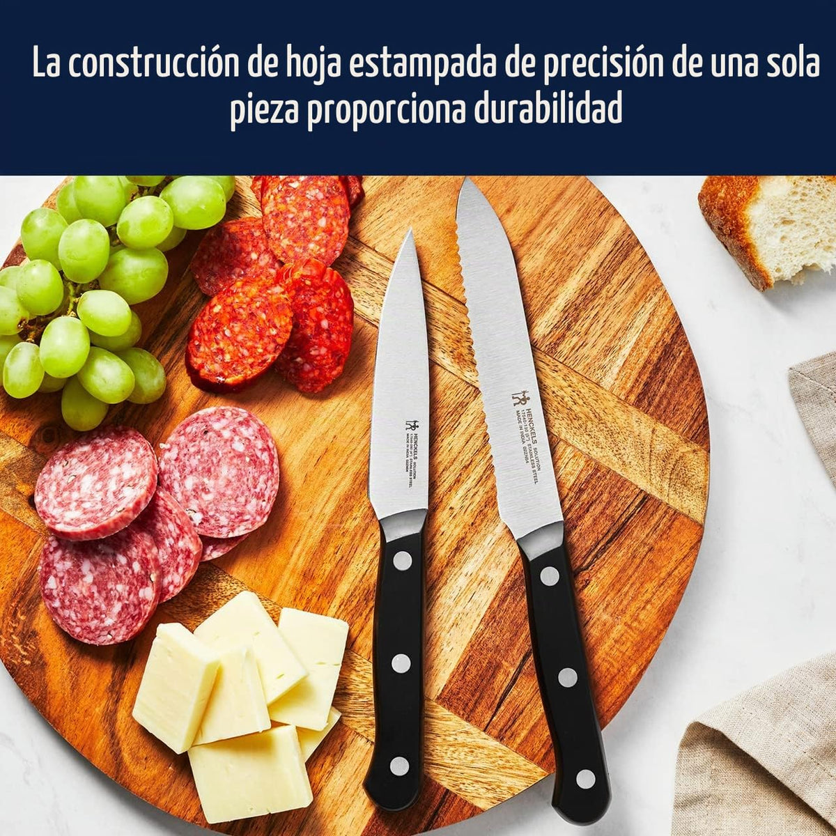 HENCKELS Solution - Juego de cuchillos afilados de 10 piezas, cuchi...