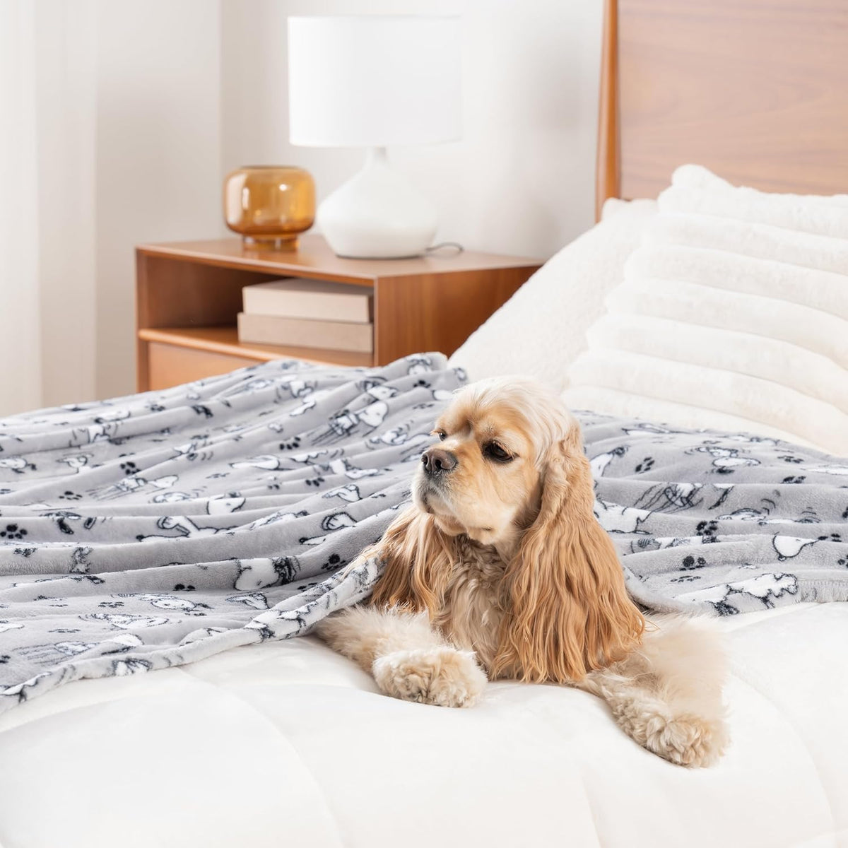 Berkshire Blanket Peanuts® VelvetLoft® - Manta de felpa de Snoopy c...