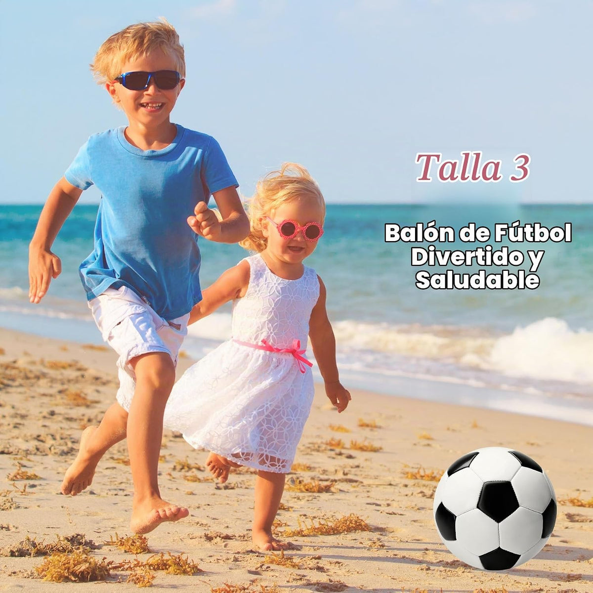 Balón de fútbol de tamaño 2\/3\/4\/5 con bomba y bolsa, pelota desi...