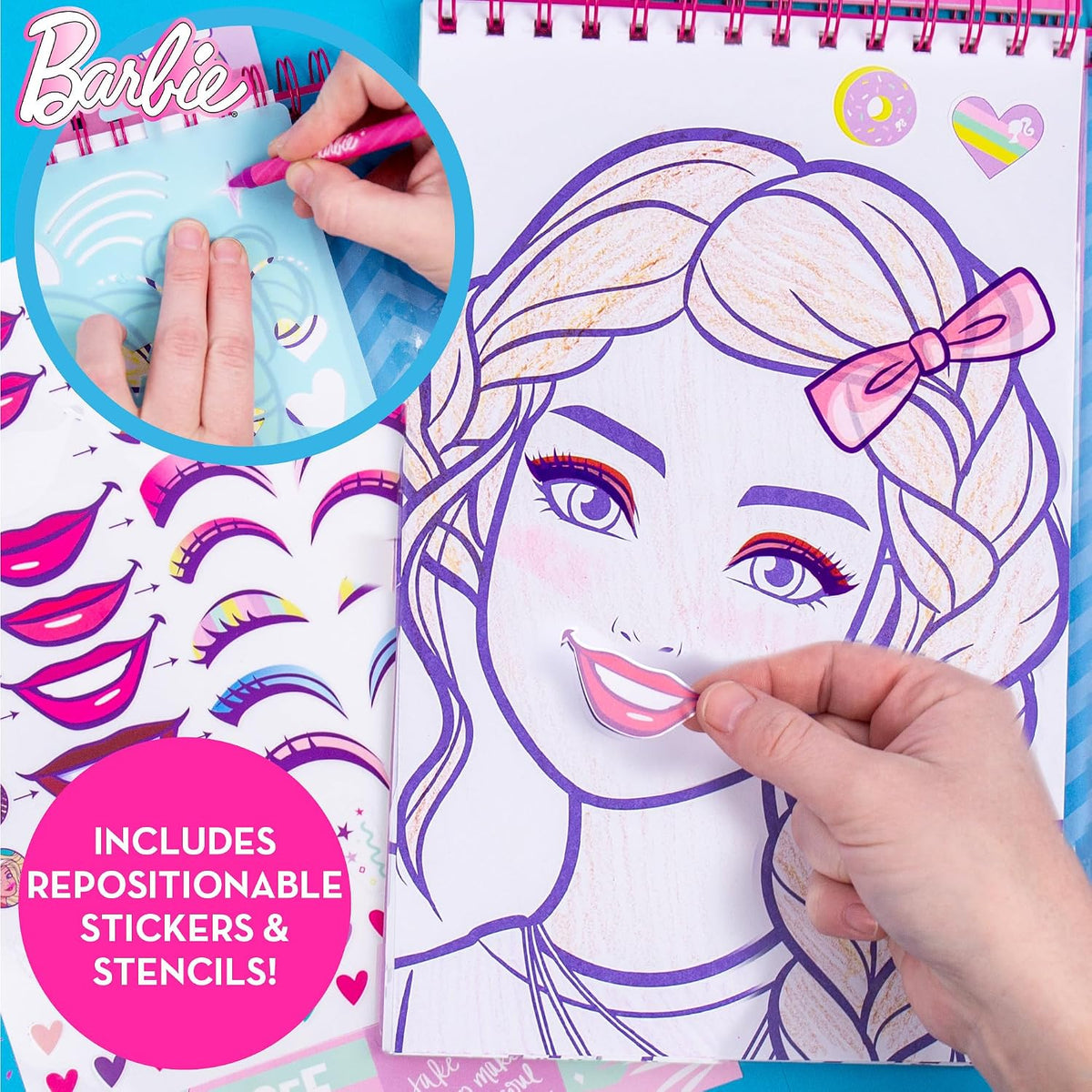 Horizon Group USA Kit de revista para artista de maquillaje, Barbie...
