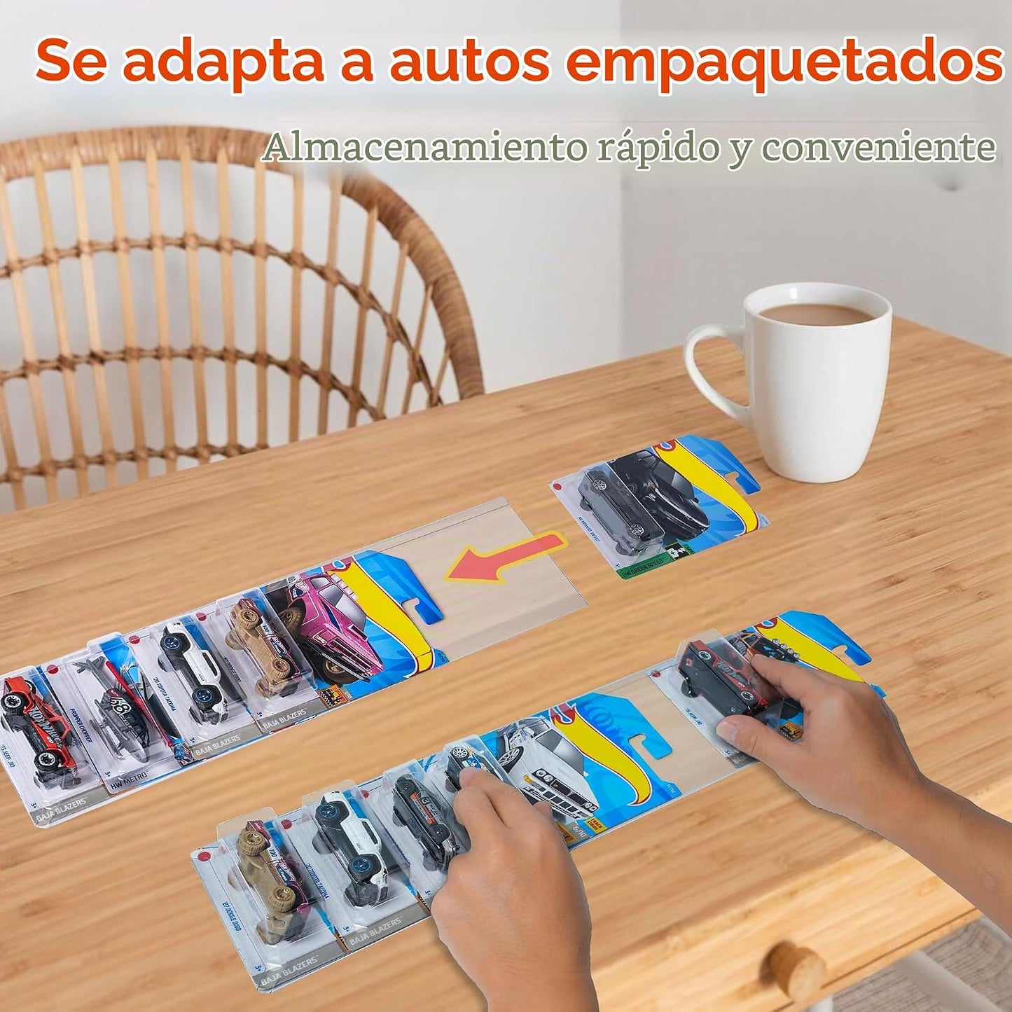 KASTUN 10 piezas Estuche de exhibición de metal para Hot-Wheels Mat...