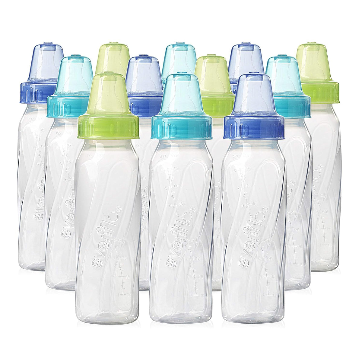 Evenflo Feeding Botellas clásicas de plástico transparente estándar...