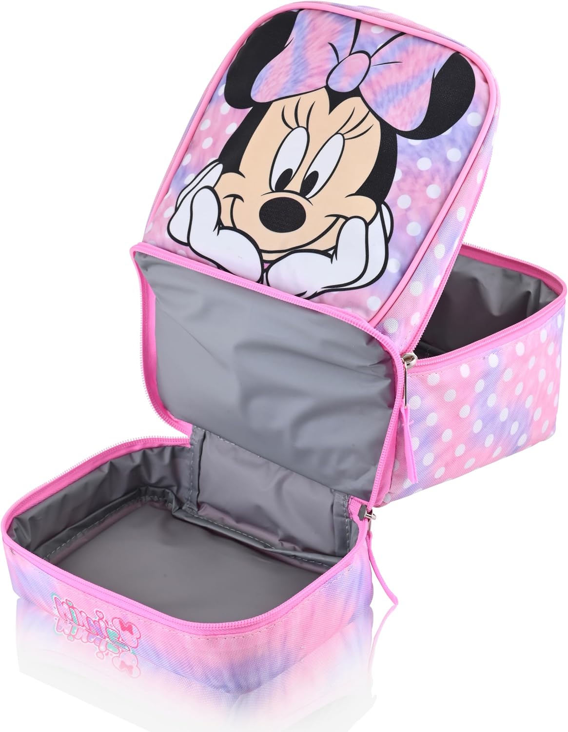Lonchera de Minnie Mouse de Disney para niños, lonchera aislada par...