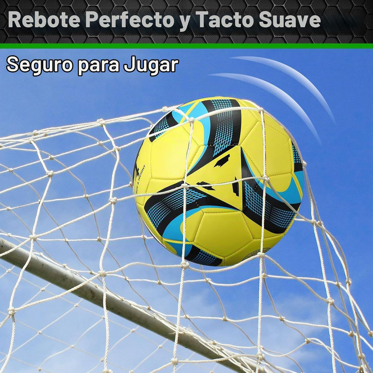 Lunmon 12 pelotas de fútbol a granel con 2 bombas, tamaño oficial,...