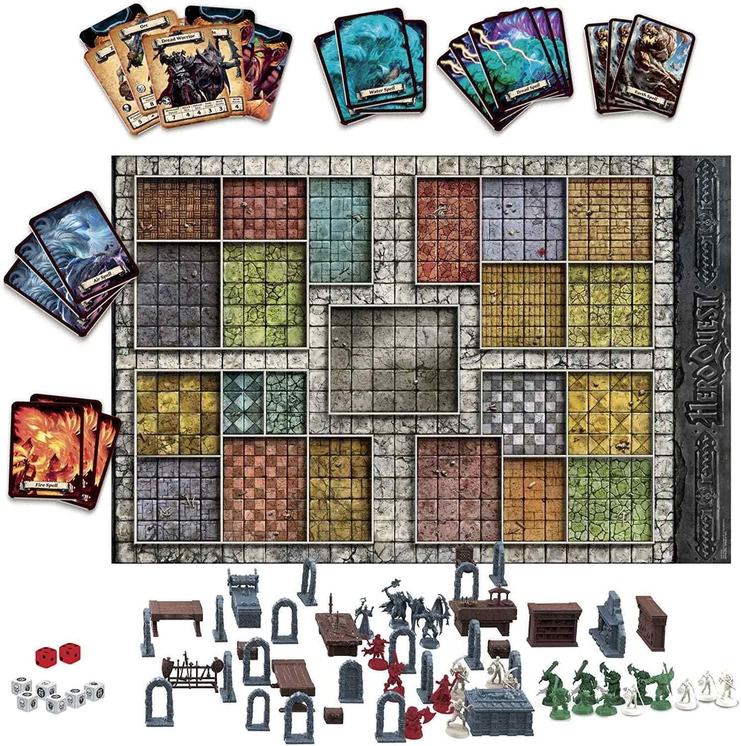 Hasbro Gaming Avalon Hill HeroQuest Sistema de Juego de Mesa de Tab...