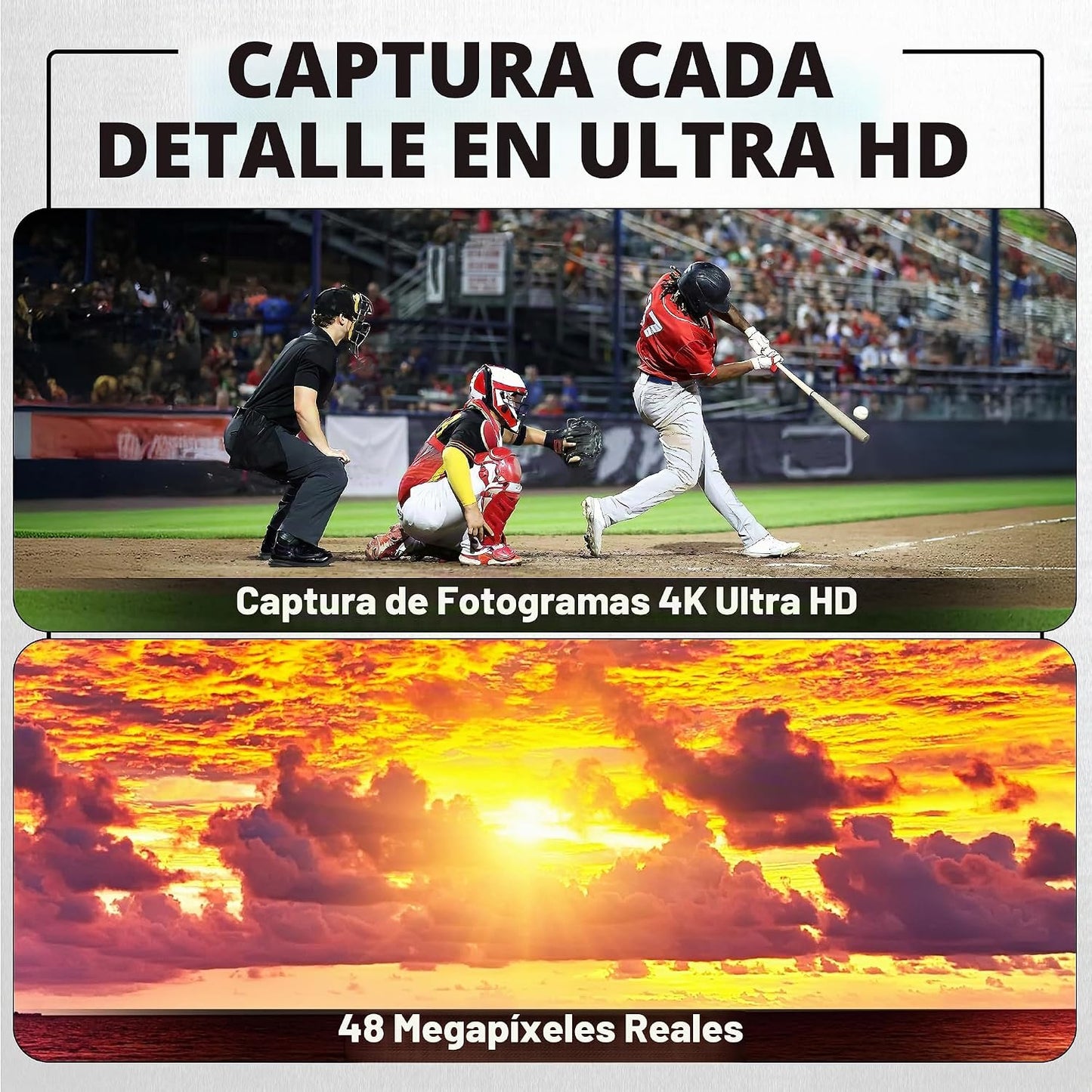 Minolta Binoculares digitales de 10 x 25 \u2013 Cámara de video 4K...