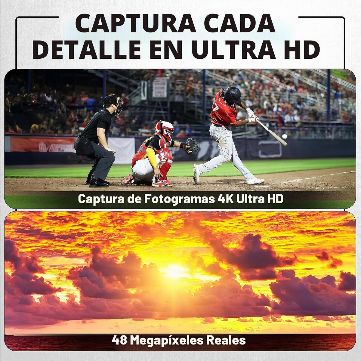Minolta Binoculares digitales de 10 x 25 \u2013 Cámara de video 4K...