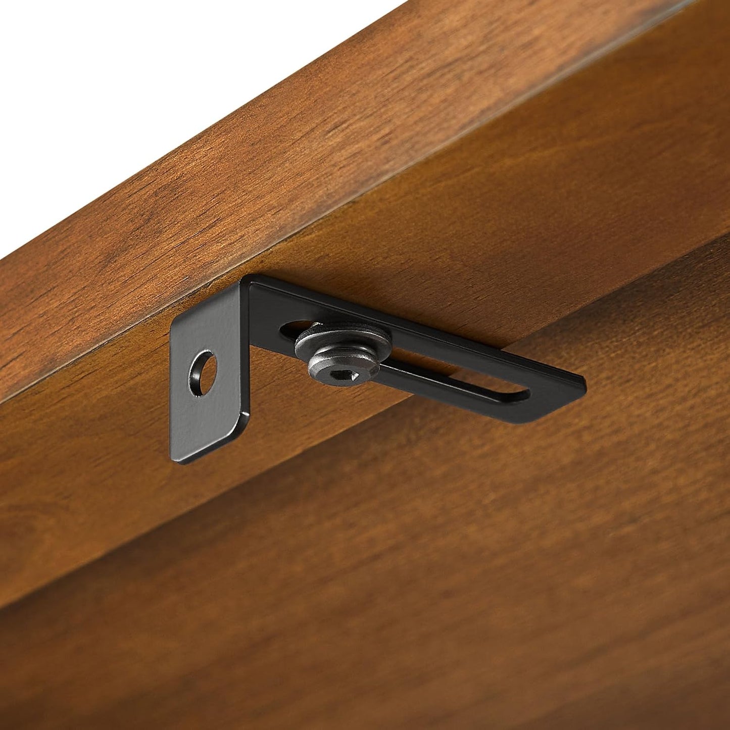 Modway Vexley - Estantería arqueada grande de 72 pulgadas en nogal,...