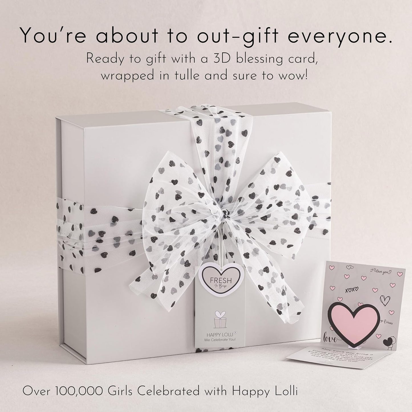 Happy Lolli Power Shower Gift Set \u2013 Accesorios de baño esencia...