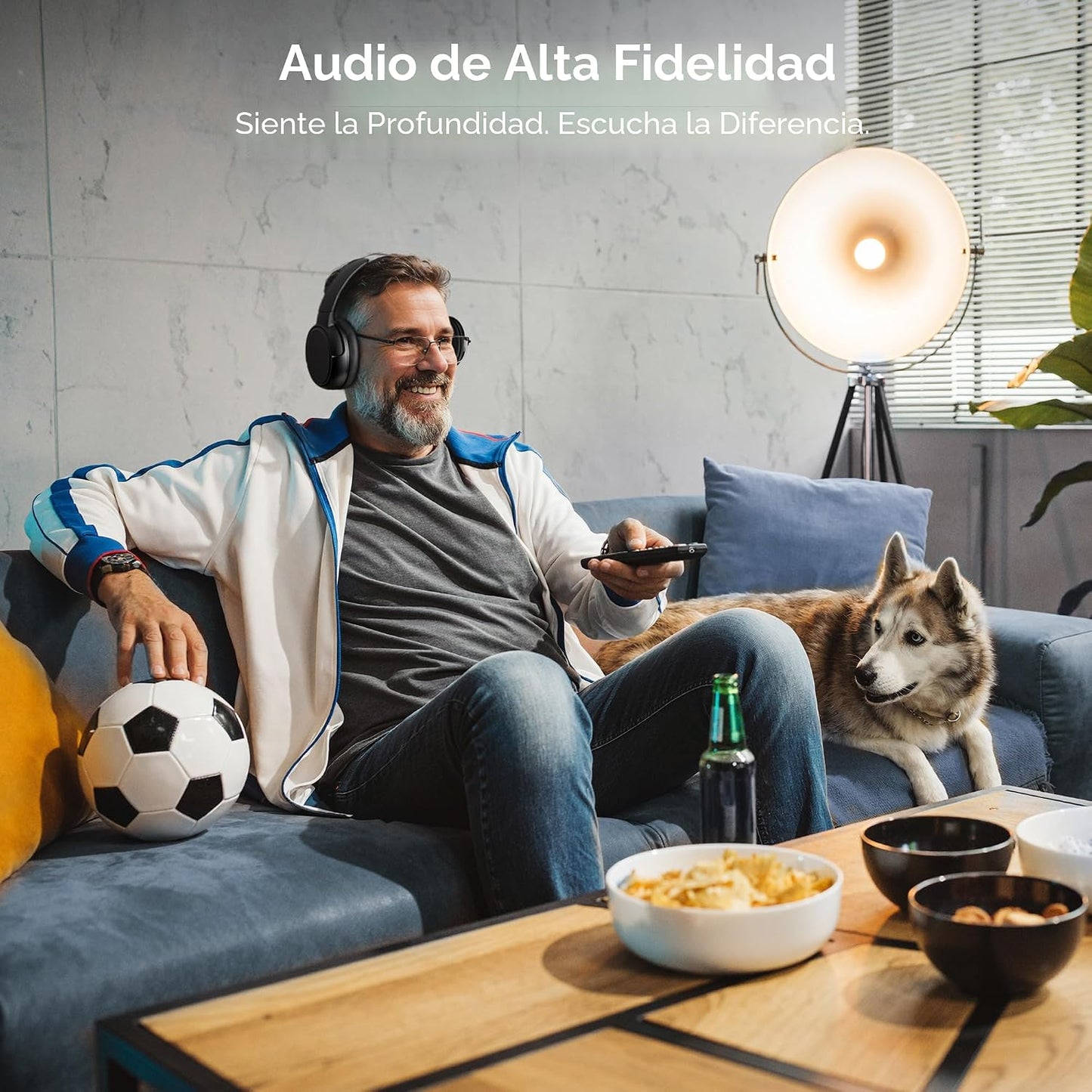 Swiitech Auriculares inalámbricos para TV con base de carga, tiempo...