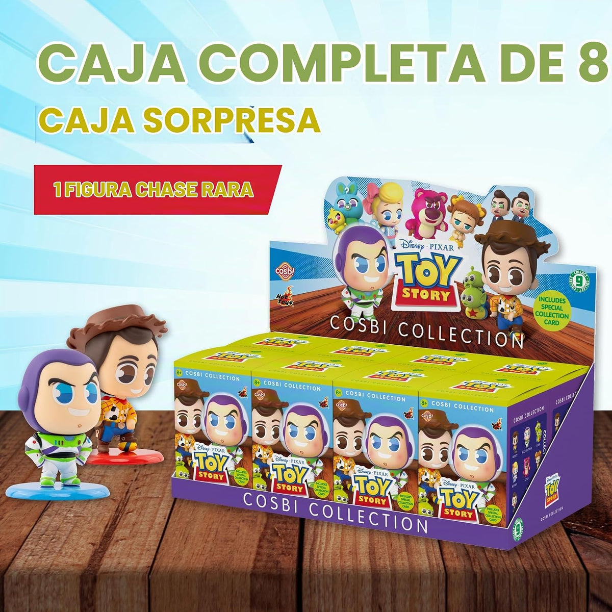 YuMe Toy Story Cosbi Collection, juego de 8 unidades (+ oportunidad...
