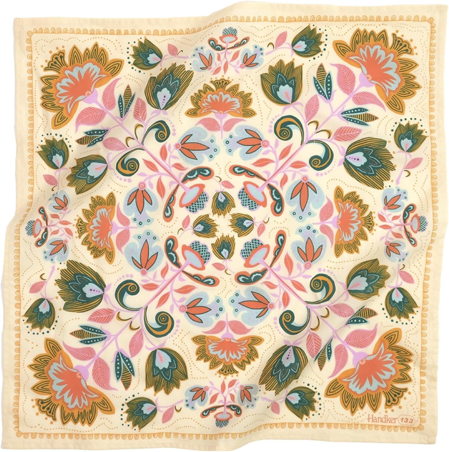Handker Bandana de algodón prémium de 22 x 22 pulgadas para mujeres...