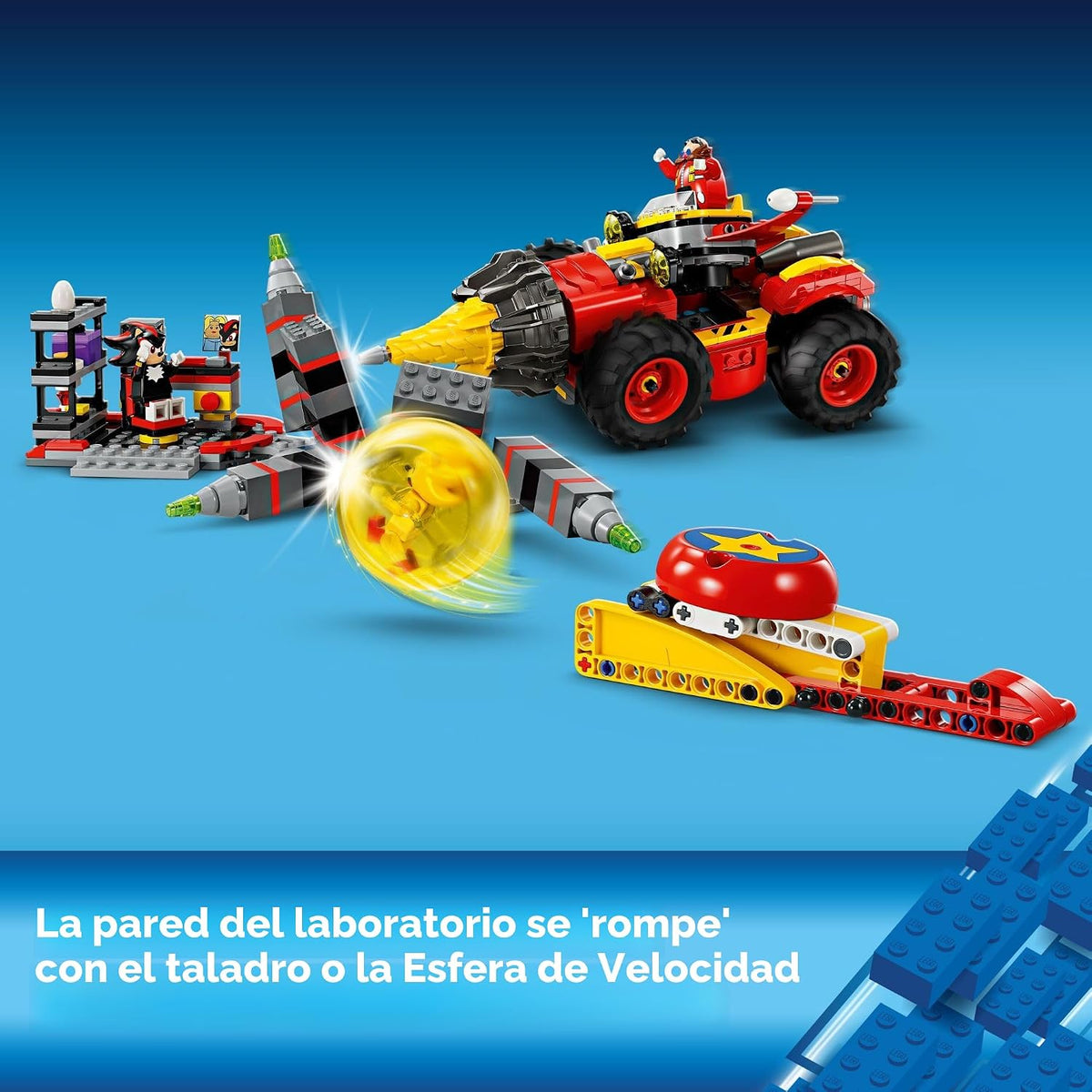 LEGO Sonic The Hedgehog: Super Sonic vs. Egg Drillster - Juguete de...