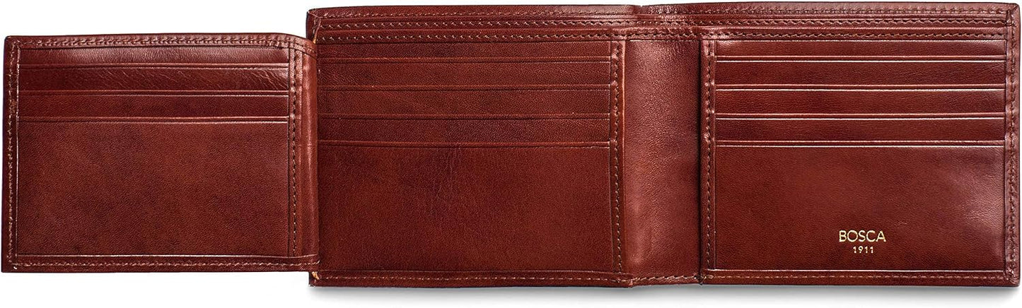 Bosca Bifold para hombre con tarjeta\/solapa de identificación, Mar...