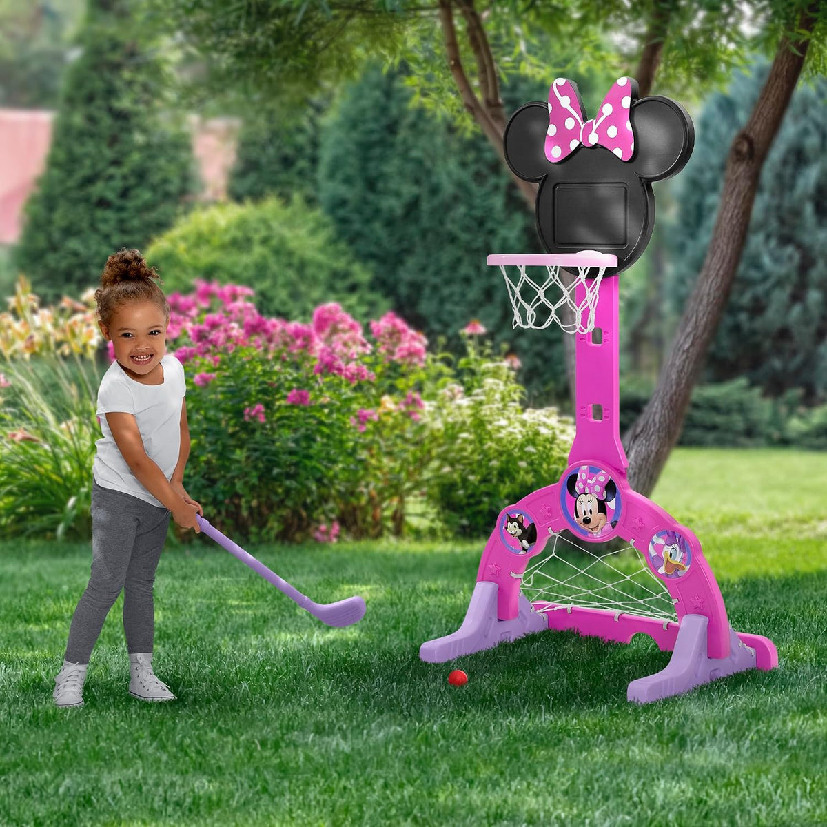 Delta Children Disney Minnie Mouse Centro Deportivo 4 en 1 \u2013 A...