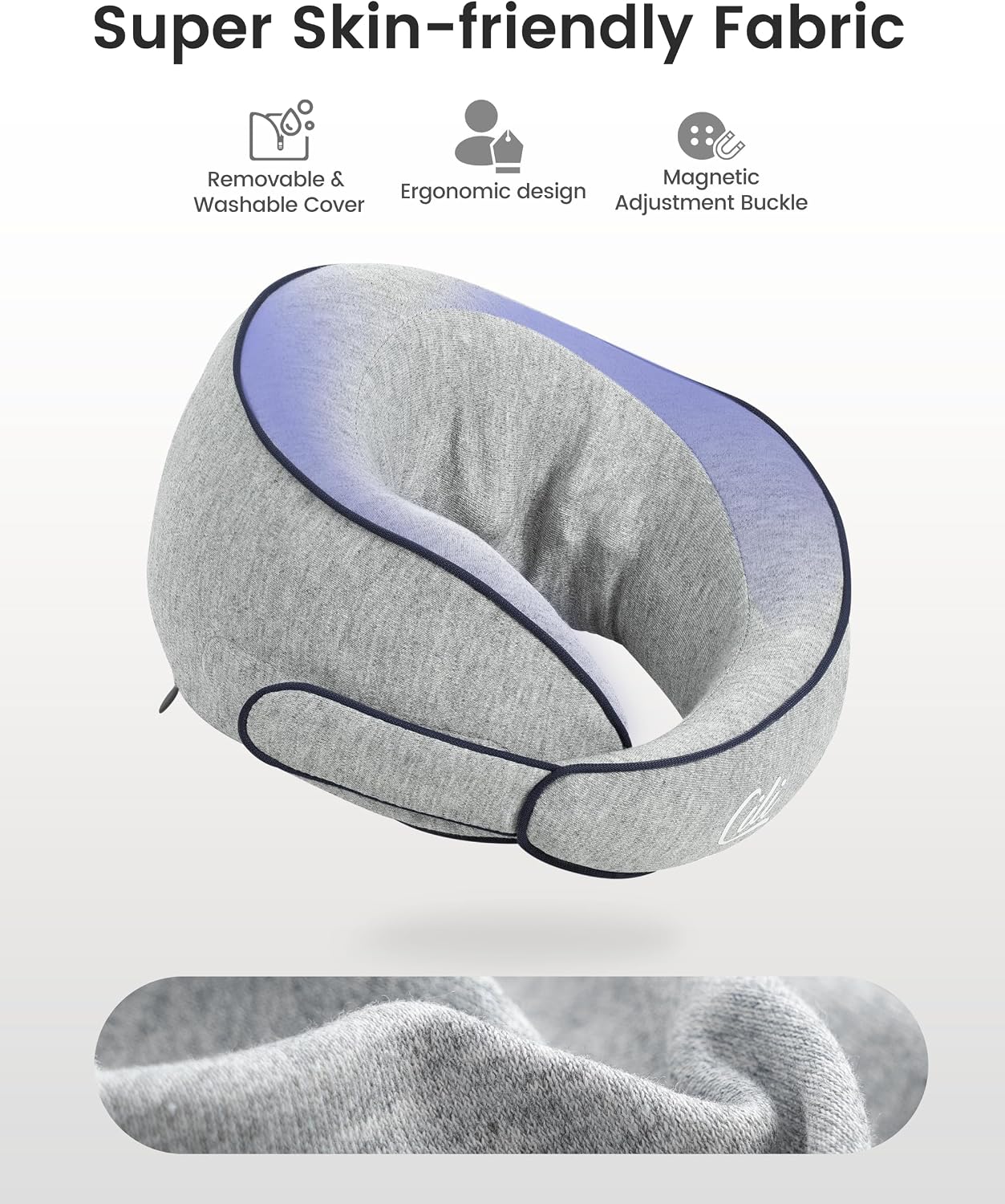 CILI Almohada Masajeadora de Cuello Inalámbrica con Calor, Masajead...