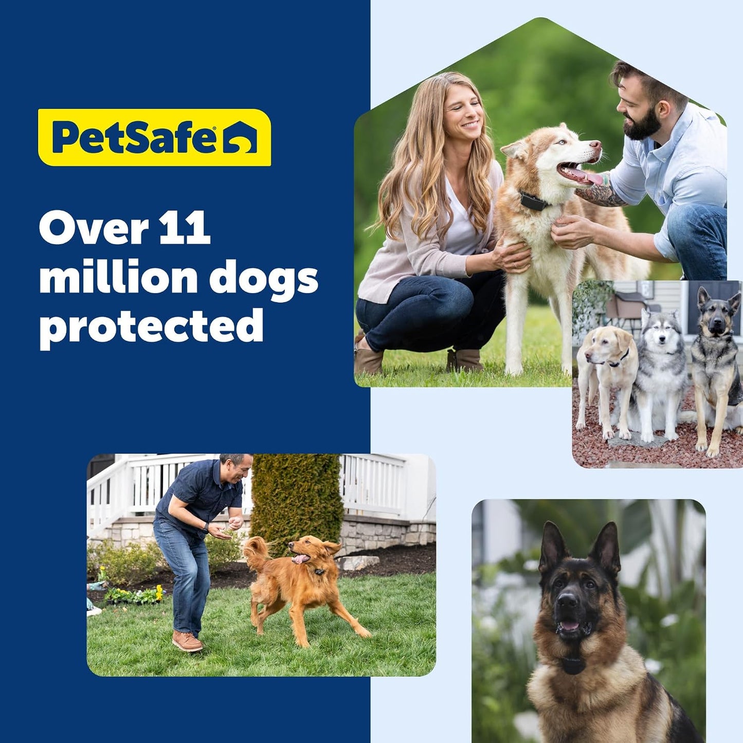 PetSafe YardMax - Collar de valla para perro, collar eléctrico impe...