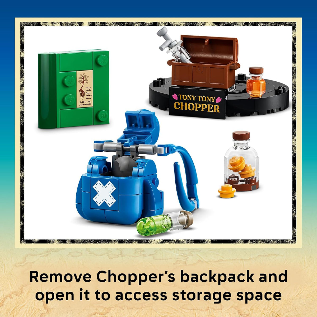 LEGO ONE PIECE Tony Tony Chopper - Juguete de construcción para niñ...